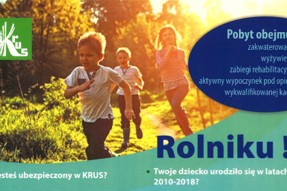 Turnusy-rehabilitacyjne-m Bezpłatna rehabilitacja dla dzieci rolników ubezpieczonych w KRUS
